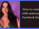 How to connect with someone on Facebook Dating